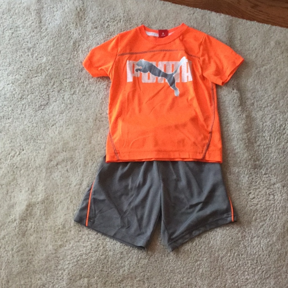 Puma shirt and shorts set